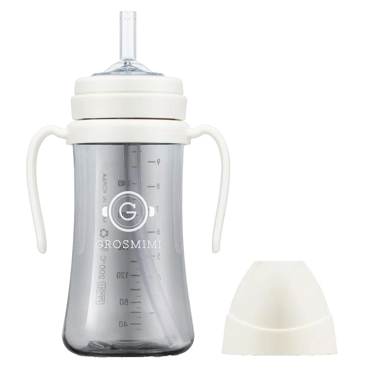 Blanco Bebé Sippy las tazas