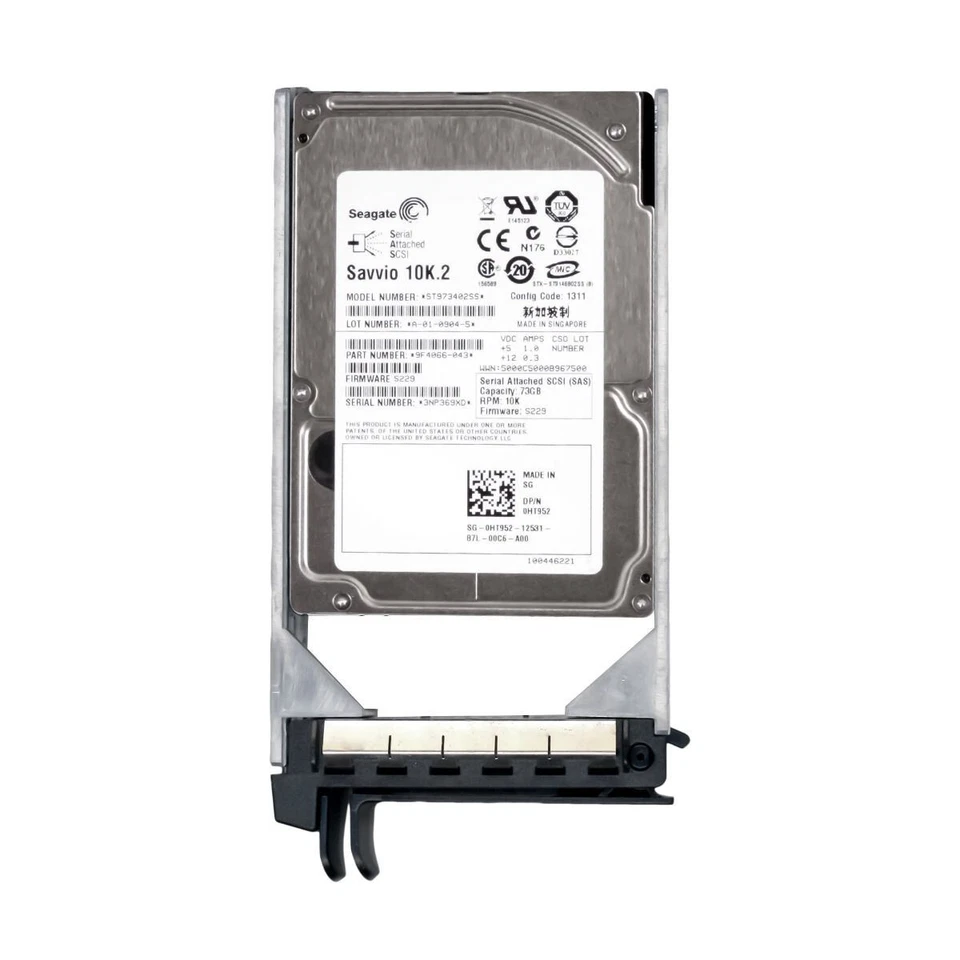 Hard Drive Dell 0HT952 HT952 ST973402SS 73GB 10000RPM 16MB SAS-1 2.5" Inch - Image 3 of 3
