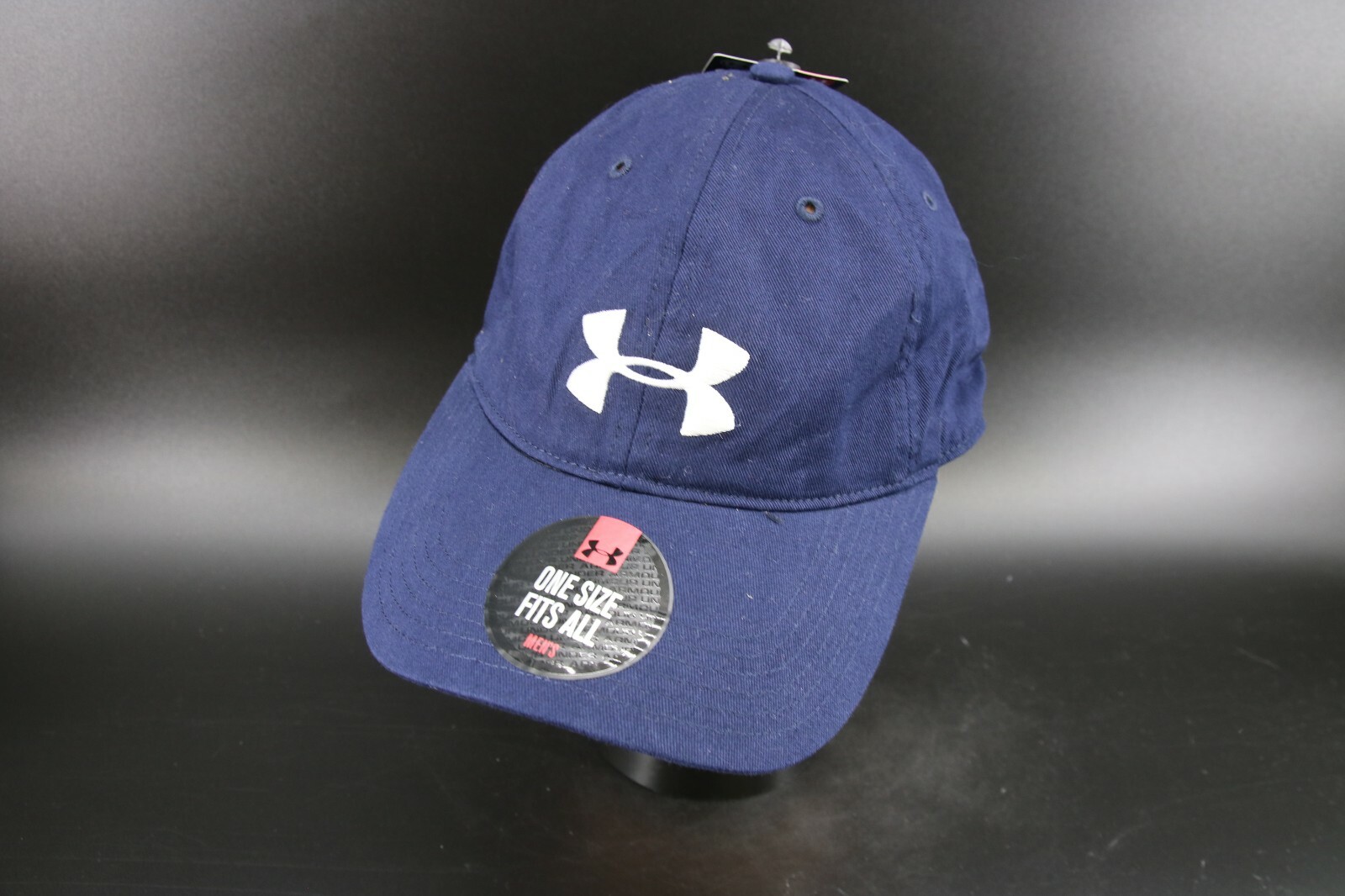 navy blue under armour hat