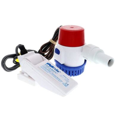 Rule 500 GPH Standard Bilge Pump Kit with Float Switch 12v #25DA-35A