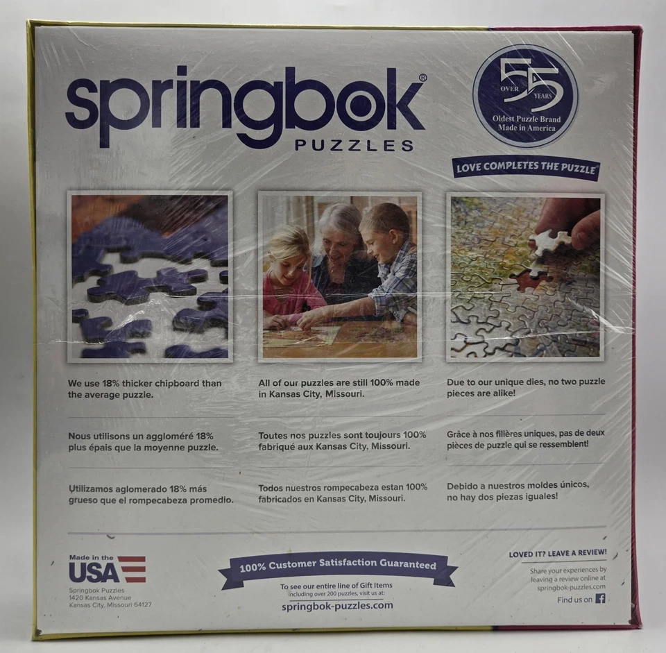 Take Flight Springbok Puzzle 1000 Pc Hot Air Balloons Festival Sky Jigsaw USA - Image 2 of 4