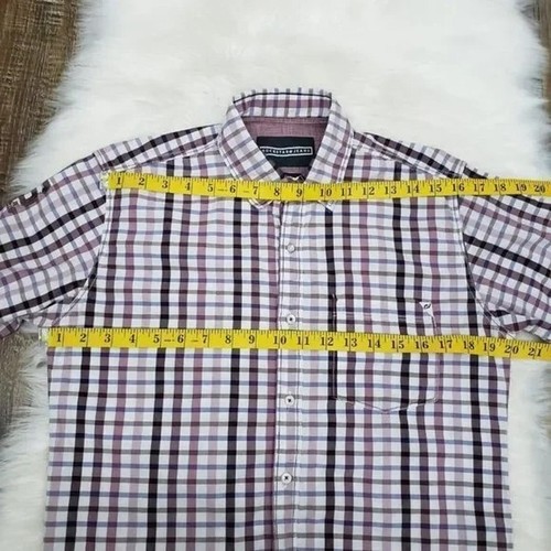Camicia Rockstar Jeans quadri quadri bottoni a pressione linguetta rotolo a contrasto rara unica XS S - Foto 9 di 10