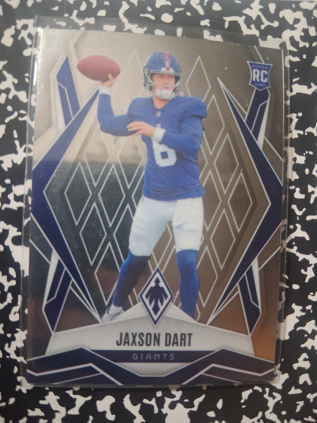 2025 Panini Phoenix Jaxson Dart #200 New York Giants Rookie NFL Football Card