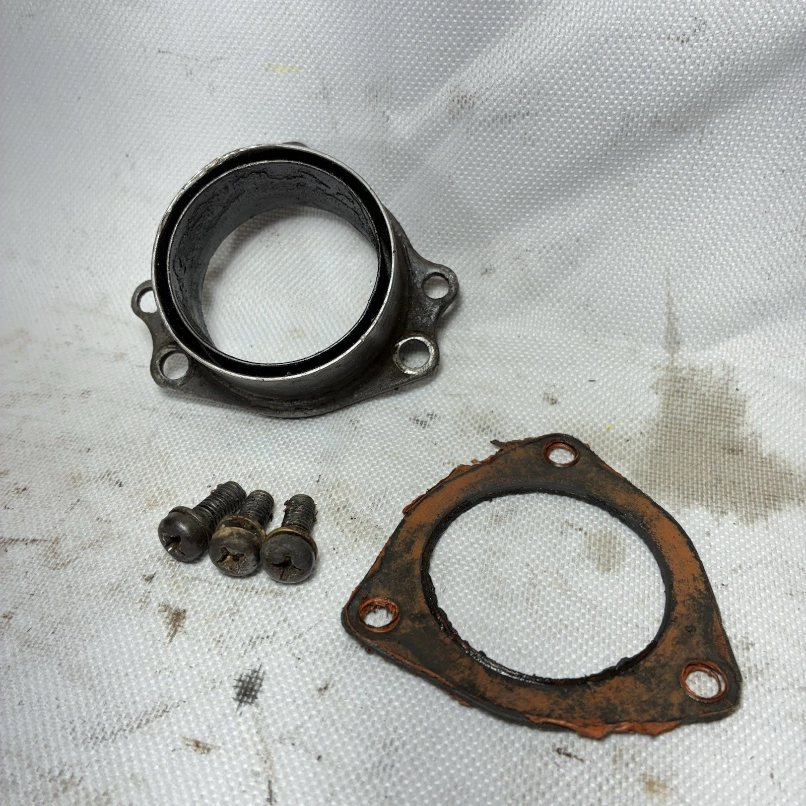 SUZUKI RM250 RM 250 EXHAUST FLANGE OEM 1984 1985