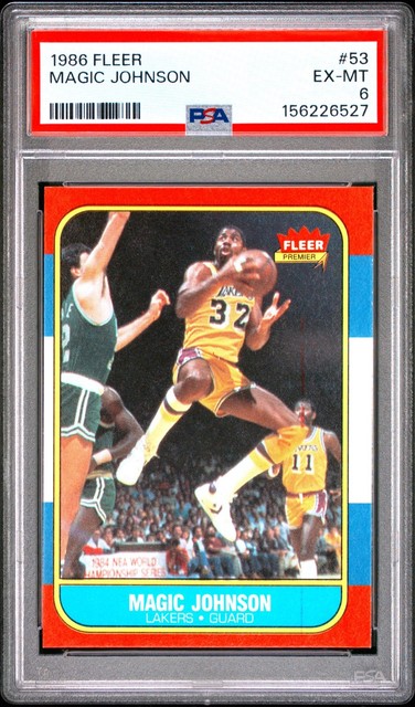 Magic Johnson 1986 Fleer Fleer