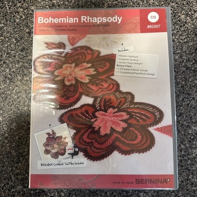 Bernina OESD Embroidery Designs CD Bohemian Rhapsody SEALED 82007