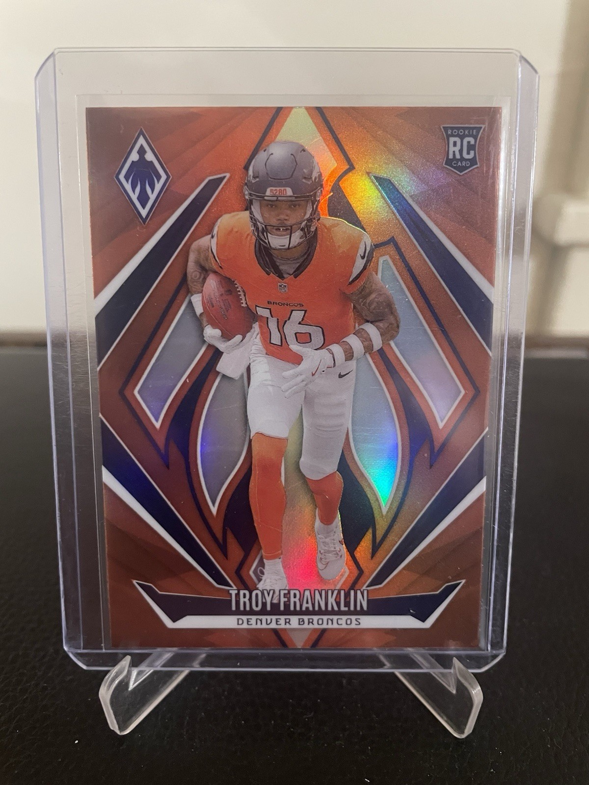 2024 Panini Phoenix - Rookies Troy Franklin #244 Orange (RC)