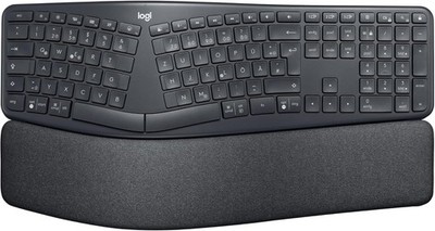 Logitech ERGO K860 kabellose ergonomische Tastatur   geteilte Tastatur, Graphit
