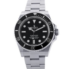 ROLEX Submariner No-Date 41mm Stainless Steel Black Dial 124060