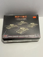 Flames of War British Challenger Armoured Troop Late War - New / Sealed