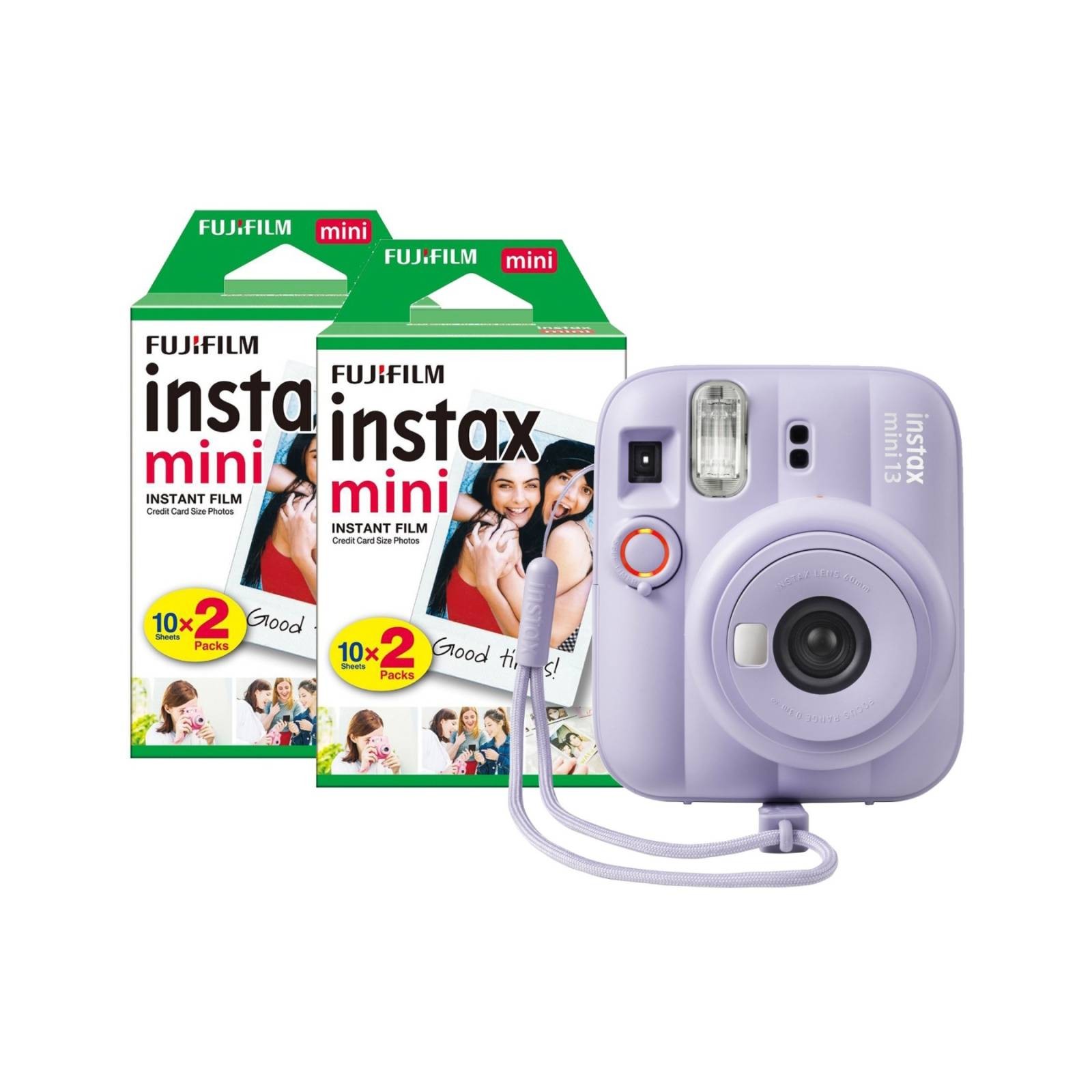 Fujifilm Instax Mini 13 Instant Camera Dreamy Purple Camera + 40 Shot Pack (1696