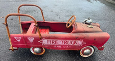 1950 s The Murray Fire Dept CFD Pedal Car Vintage Ladder Rack