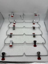 Vintage Metal 6 Tiered Hanger For Pants Skirts 12 Clips Collapsable