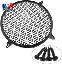 12Inch Subwoofer Plastic Mesh Cover Car Audio Waffle Speaker Grill Protec