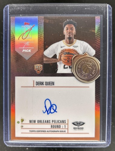 2025 Topps Signature Derik Queen Orange (RAW)