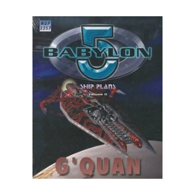Mongoose Babylon 5 Ship Plans #2 - G'Quan Bag VG+