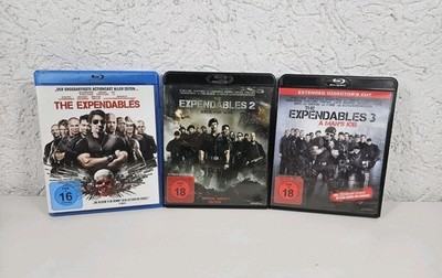 The Expendables 1-3 Bluray Trilogy Film OVP Komplett 