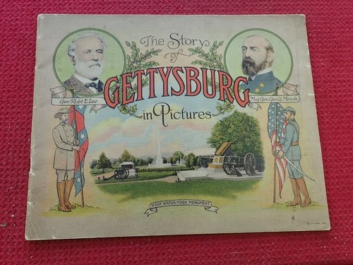 Vintage Circa 1918 Gettysburg Civil War Souvenir Booklet