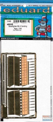 EDU48938 1:48 Eduard PE - Beaufighter Mk.VI Landing Flaps (TAM kit)