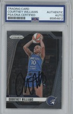 2024 Panini Prizm WNBA #79 Courtney Williams PSA/DNA Autograph Signed Studbudz