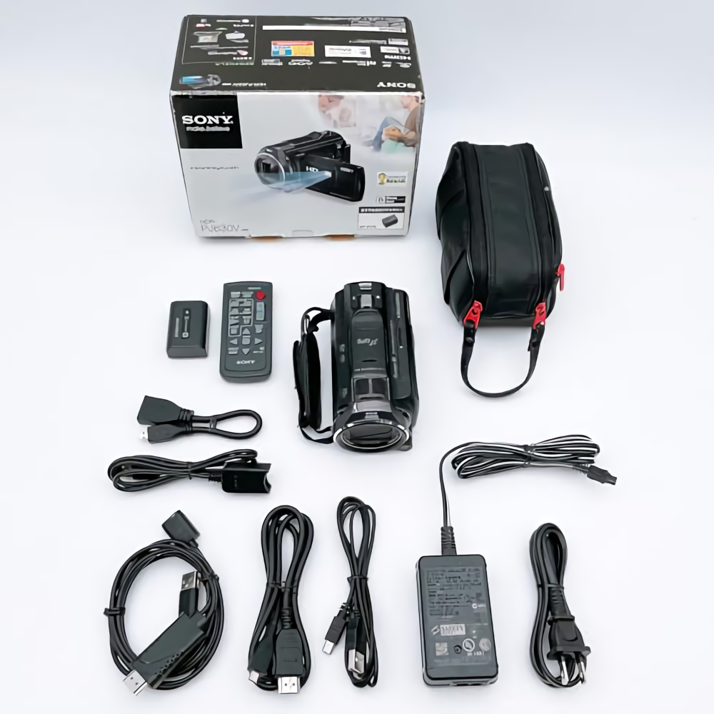 SONY HDR-PJ630V Black Handycam Video Camera 12x Optical From