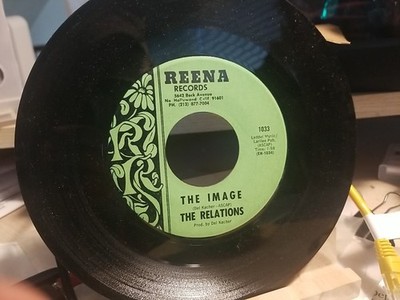 Stack-Up / The Image on Reena by The Relations 45 pop rock inst. 1968 fuzz n/m