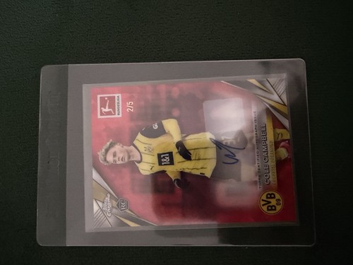 Topps Bundesliga Chrome Sapphire 2024-25 - Cole Campbell Rookie Auto /5 BVB