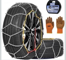 Snow Tire Chains For Cars Suv Pickup Trucks Auto Tightening Fast Install Kn-110