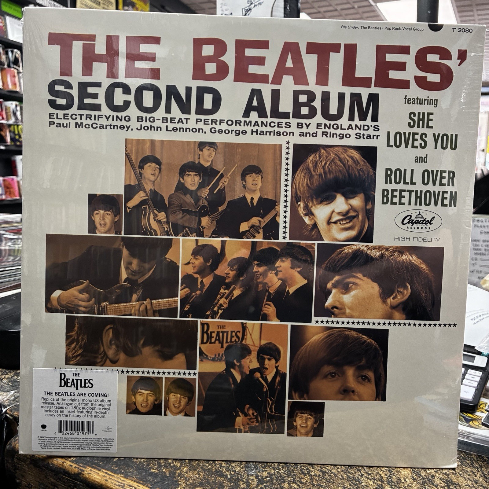 The BEATLES - Second Album - NEW SEALED VINYL LP - MONO LP + Booklet