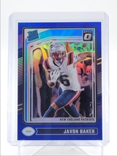 JAVON BAKER 2024 DONRUSS OPTIC RATED ROOKIE BLUE PRIZM RC /199 Q4602