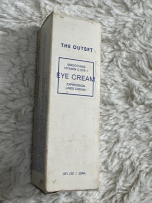 The Outset Smoothing Vitamin C Eye + Expression Lines Cream NEW .5fl.oz. *Read