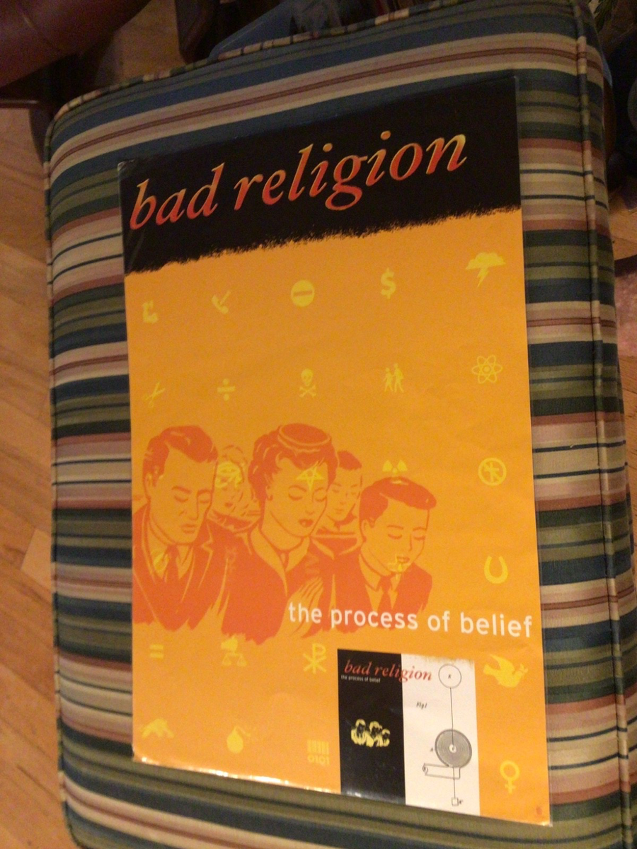 【ポスター】BAD RELIGION/the process of belief Bad religion -the process of belief”promo poster epitaph 18”x12