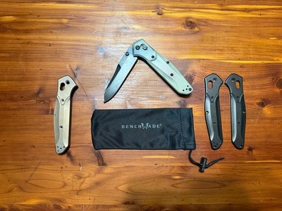 Benchmade Osborne Jade G10 M4 Blade HQ 940BK-2004 TWO PAIRS OF EXTRA SCALES