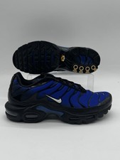 Mens Size 9.5 Nike Air Max Plus Premium Racer Blue Sneakers FQ7331 001