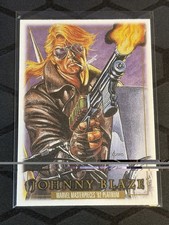 2024 SkyBox Marvel Masterpieces 92 Platinum Johnny Blaze #2 Canvas