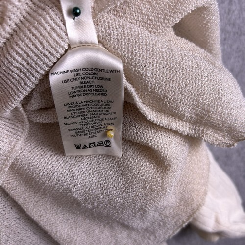 Free People Blue Bell Henley Damen XS creme offen gewebt Bohemian Oversized bequem - Bild 9 von 12