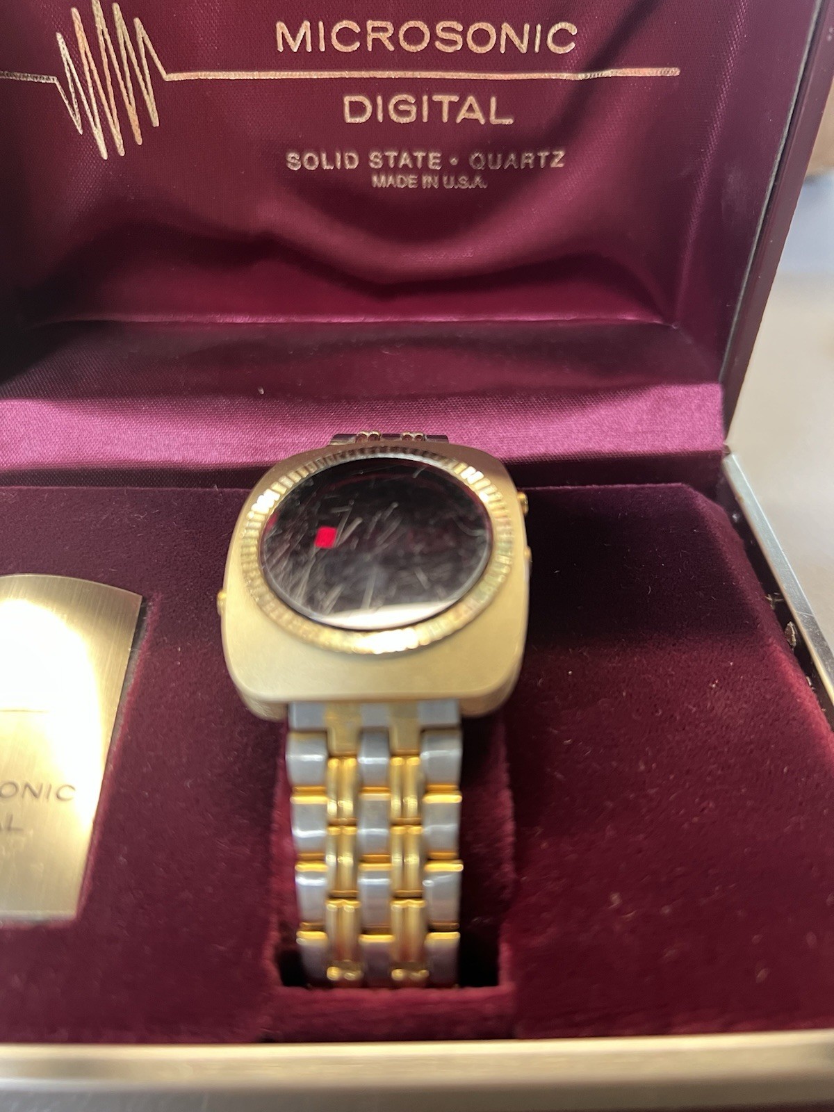 Vintage Microsonic Digital Solid State Red LED Wr… - image 6