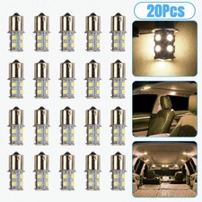 20x Warm White 1156 1141 13-smd Rv Camper Trailer Led Interior Light Bulbs 12v