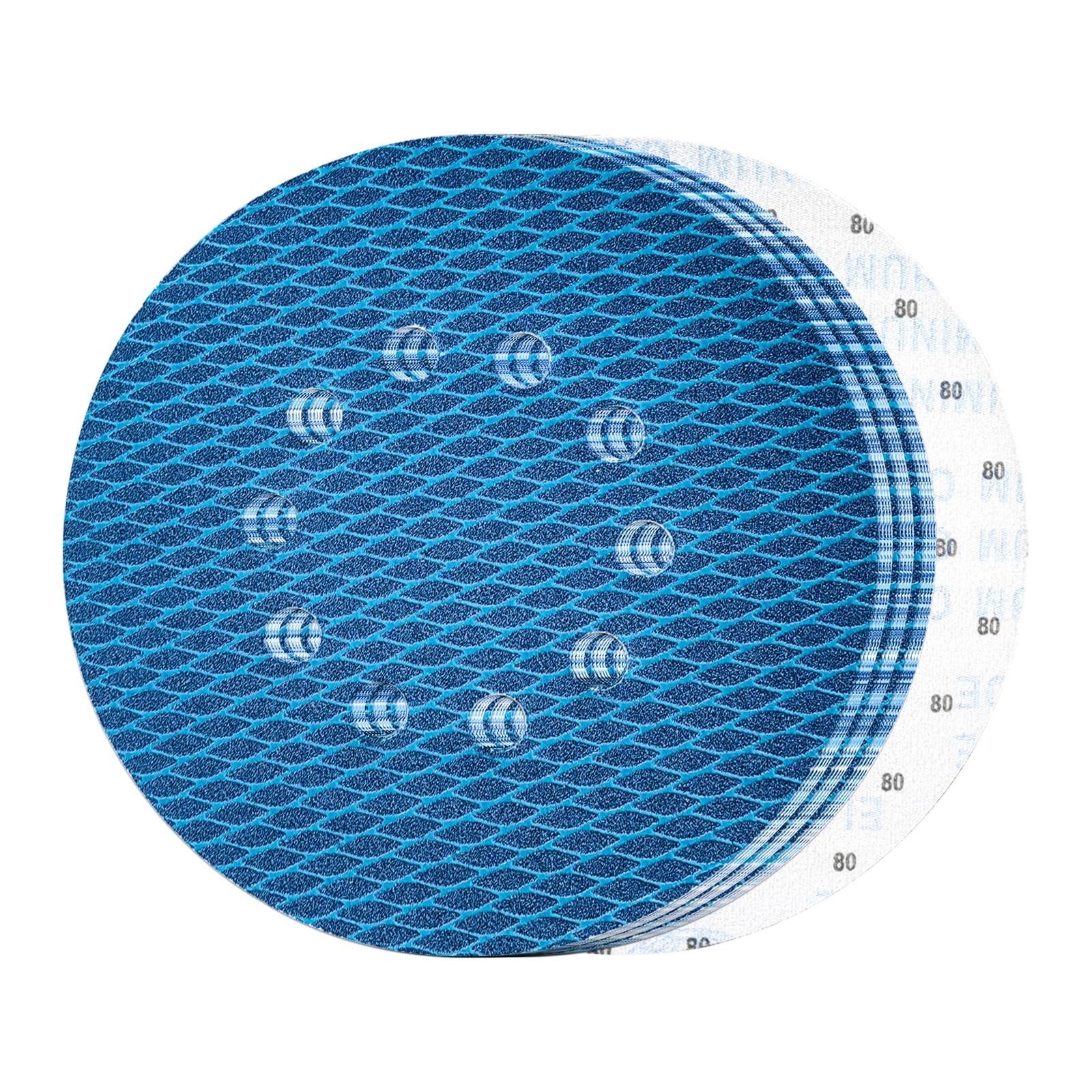 Disque abrasif 225 mm à 10 trous grain P60 pour rénover facilement les murs de la maison