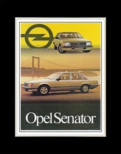 1978 Opel Senator - Matted for 11x14 Frame