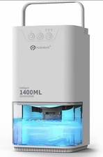 1400ml Electric Dehumidifier with Ultra Quiet & Auto Shut off