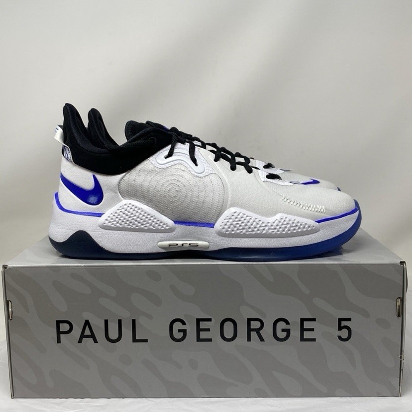 Size 13 - PlayStation x Nike PG 5 White for sale online | eBay