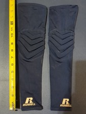 Elbow Arm Sleeve Brace Football Pad Basketball Compression Blue S Russell Small