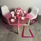 1977 Vintage Mattel Barbie Dream Furniture Collection Dining Room & Chairs Set