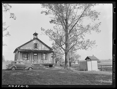 Photo:Lancaster County Pennsylvania Martha Royer One-Room Schoolhouse 1938