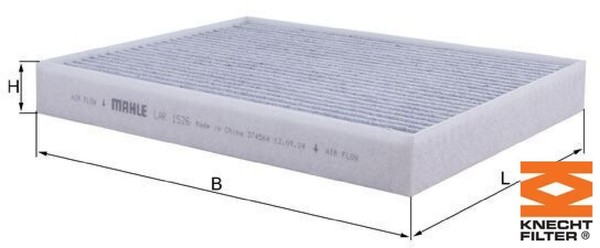 Knecht LAK1526 Filter FüR Innenraumluft Innenraumfilter Filter Innenraum-image