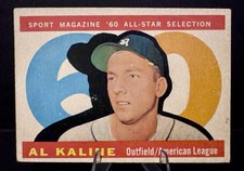 1960 Topps Baseball #561 Sport Magazine All-Star Selection Al Kaline