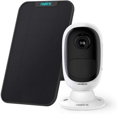Reolink Argus Security Camera 2+ Solar Panel, 1080P Wireless WLAN IP Camera with