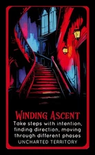 Winding Ascent Blood Moon Oracle Card Single