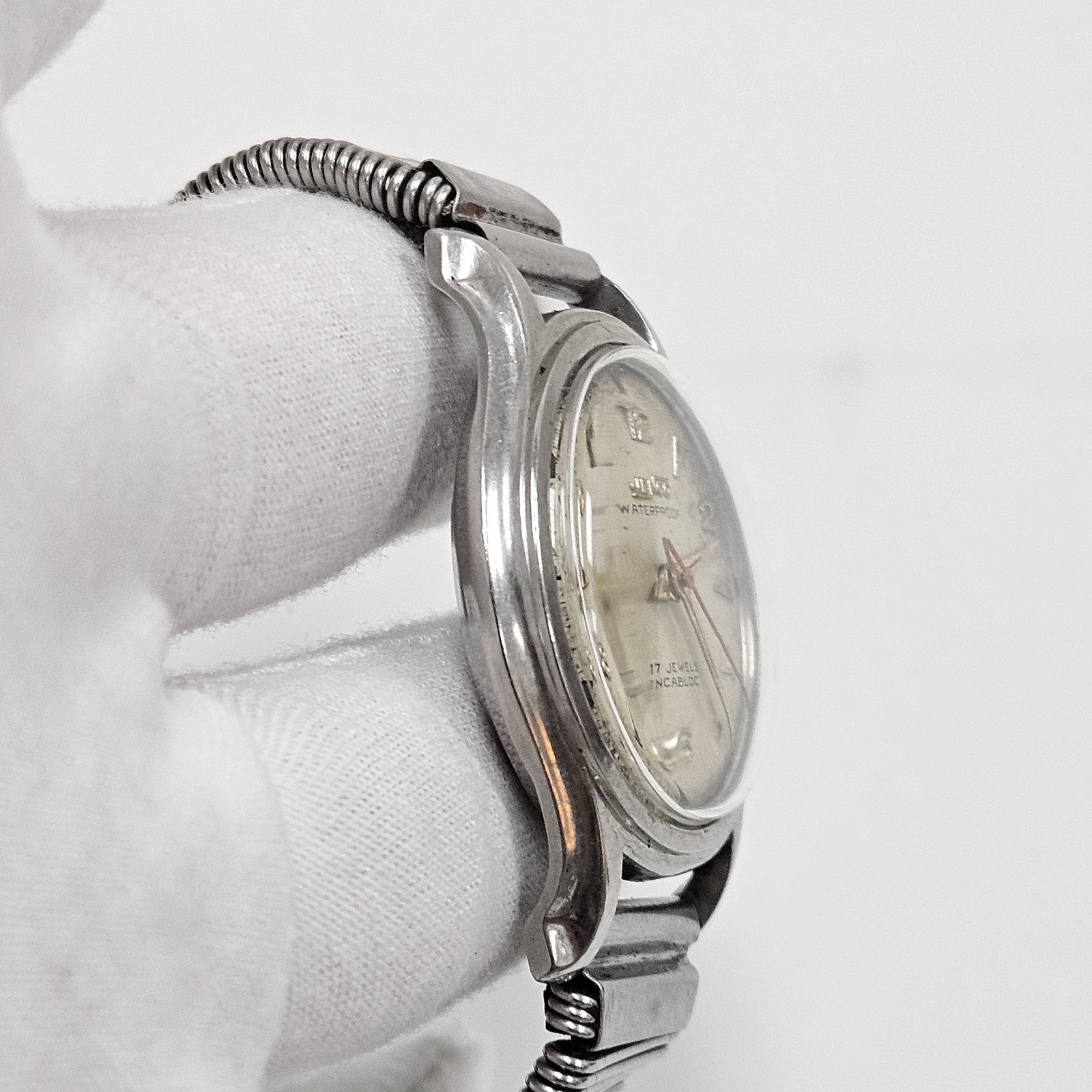 Vintage Men’s WWII Era Jenco Military 17j Jenny Frey Watch Swiss Parts/Repair 